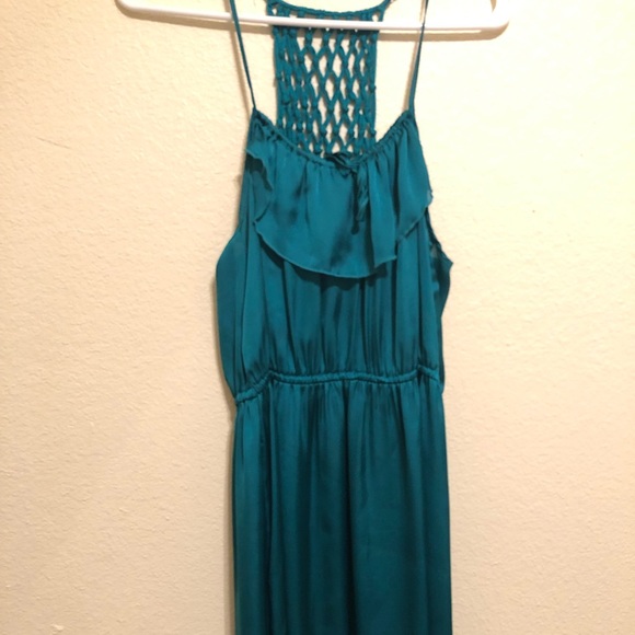 Green Spaghetti Strap Dress size M - Picture 1 of 2